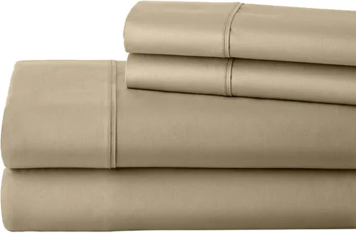 Vista 16 de Real 1000 Thread Count Twin Extra Long Size Sheets 100% Egyptian Cotton 4 PC Sheet Set, Luxurious Bedsheet Sets Soft Silky Sateen Weave, Breathable