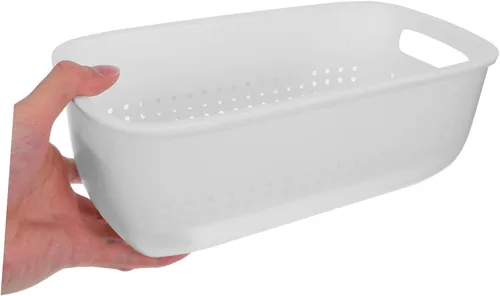 Vista 4 de Cesta de lavado de frutas Cesta de verduras de plástico Suministros de cocina Colector de alimentos
