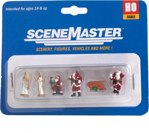 Vista 3 de Walthers SceneMaster Tren de figuras navideñas