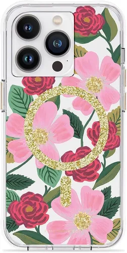 Vista 10 de Rifle Paper Co. Funda para iPhone 14 Pro [Compatible con MagSafe] [Protección contra caídas de 10 pies] Linda funda para iPhone de 6.1