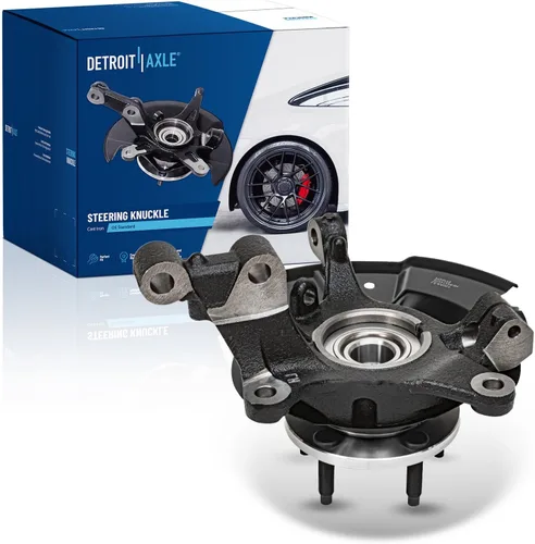 Vista 71 de Detroit Axle - Kit de nudillos traseros izquierdo FWD para Hyundai Santa Fe 2007-2009 Veracruz 2007-2012, reemplazo del conjunto de cojinete