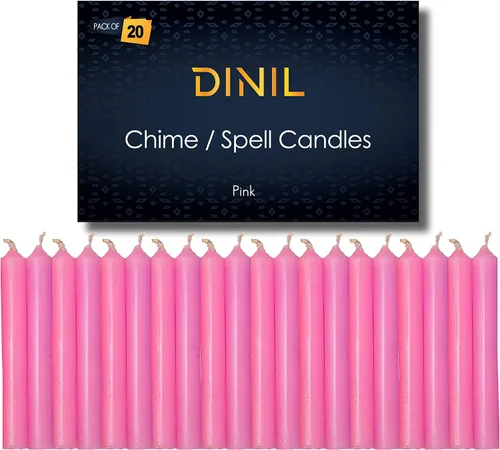Vista 24 de Dinil Velas de hechizo surtidas, paquete de 100 velas sin perfume de 4 10 colores surtidos