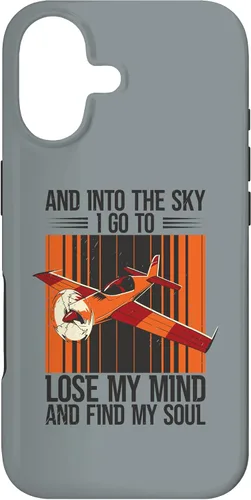 Vista 32 de Funda de aviación para iPhone 12/12 Pro y Into The Sky Flying Airplane Pilot Flight Plane