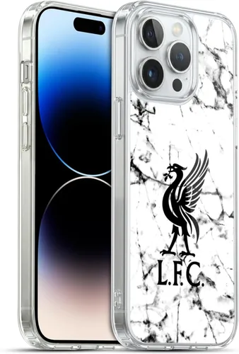 Vista 26 de Oficial LIVERPOOL Football Club 2017/18 Mármol Soft Gel Case para iPhone de Apple 7 Plus/8 PLUS Escudo negro.