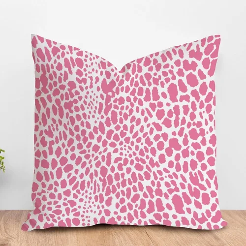 Vista 40 de ArogGeld Fundas de cojín con estampado de guepardo rosa intenso, funda de cojín de doble cara con cremallera para sofá de oficina, silla de A-16