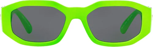 Vista 3 de Versace Gafas de sol unisex verde fluo lentes gris oscuro 2087in VERDE FLUO