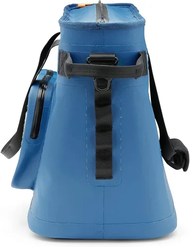 Vista 8 de Bushnell Soft Coolers Insulated Portable Ice Chest The Best Bag Cooler for Beach, Drinks, Beverages, Travel, Camping, Picnic, Leak-Proof with Azul