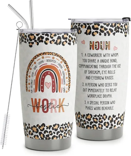 Vista 9 de Tazas de Mejor Amiga - Tazas de Viaje de 20oz para Mejores Amigas y Amigos - Regalos de Cumpleaños de Mejor Amiga