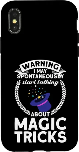 Vista 5 de iPhone 16 Funny Magician Party Quote, Magic Tricks Performer, Magician Case