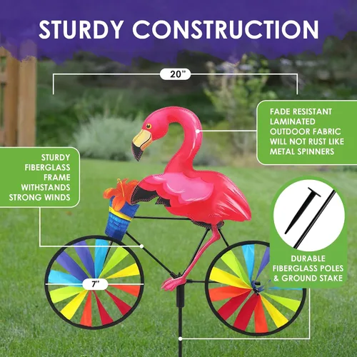 Vista 3 de Premier Kites 20 pulgadas bicicleta Spinner - Flamingo