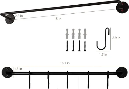 Vista 9 de Soporte para taza de café montado en la pared 1pc