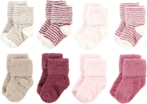Vista 93 de Hudson Baby - Calcetines de algodón para bebés recién nacidos y Terry para niñas bebés