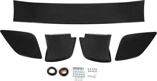 Vista 6 de KUAFU alerón para maletero trasero compatible con Subaru WRX y WRX STI 4 puertas sedán 2015-2021, alerón para alerón de cajuela trasera