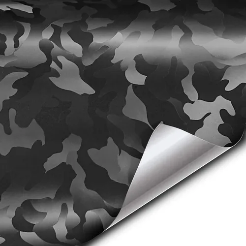 Vista 8 de VViViD+ - Rollo de vinilo con patrón de camuflaje medio (1 x 5 pies, verde militar)