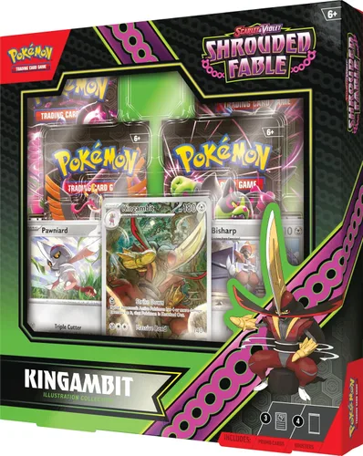 Vista 3 de Pokemon TCG: fábula envuelta en escarlata y violeta: Colección de ilustraciones KINGAMBIT