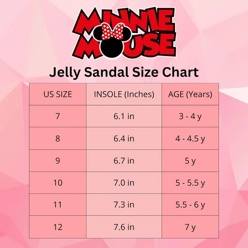 Vista 6 de Disney Frozen Elsa Minnie Mouse - Sandalias de gelatina para niñas, zapatos planos Mary Jane para niños, disfraz de princesa de personaje de bebé