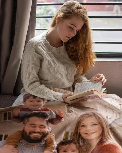 Vista 7 de Manta personalizada con foto y texto, manta personalizada de collage de imágenes y texto, manta de fotos suave regalo para Navidad, papá, mamá