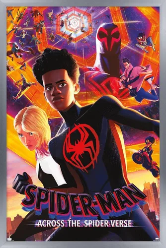Vista 16 de Trends International Marvel Spider-Man: Across The Spider-Verse - Póster de pared de hoja del grupo uno, 22.4 pulgadas de largo x 14.7 pulgadas