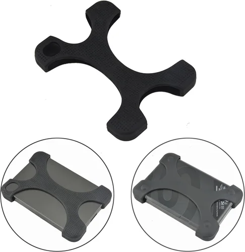Vista 8 de Rancco Funda de silicona a prueba de golpes, para Seagate Backup Plus 3T/4T, Expansion 4T, Game Drive para Xbox One 4T, WD My Passport & Elements