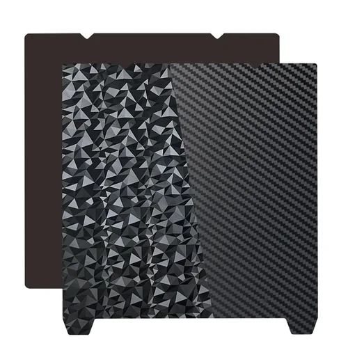 Vista 10 de IdeaFormer-3D Placa de construcción H1H suave 235x235mm, placa de cama de acero primavera Rainbow Streak+Phantom Beam H1H con placa de construcción