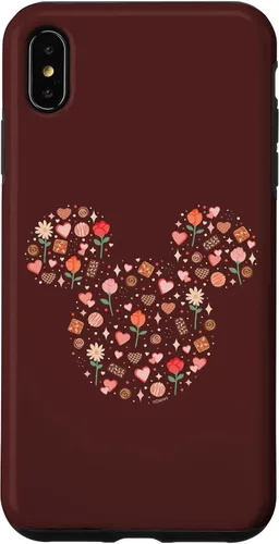 Vista 11 de iPhone 13 Pro Max Disney Mickey Mouse Icon Fill Chocolates Flowers Hearts Love Case