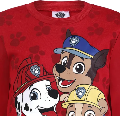 Vista 3 de Paw Patrol Nickelodeon Boys Sweatshirt and Jogger Set for Toddler and Little Kids BlueNavyRed