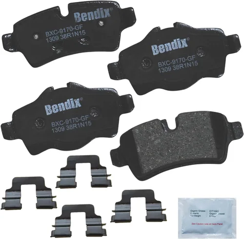 Vista 38 de Bendix Priority1 CFC154 - Juego de pastillas de freno de disco para Avanti II, Century, LeSabre, Regal, Riviera, chasis comercial, DeVille