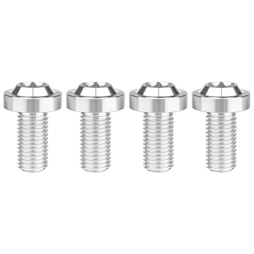 Vista 36 de Titanium M10 Torx Head Bolt (M10x10mm Pitch 1.25mm, Black) 10 15 20 25 30 35 40 45 50 55 60mm Pitch 1.25/1.5mm Screw Pack of 4