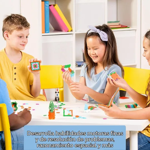 Vista 3 de Plus Plus Bunny - Juego de bloques de construcción de rompecabezas 3D, mini piezas entrelazadas, actividades divertidas de vacaciones para niños