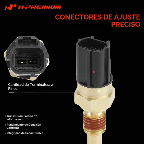 Vista 4 de A-Premium Sensor de temperatura del refrigerante del motor [2 pines] compatible con Ford F-150, F-250, Explorer, Mustang, Expedition, E-150, E-250