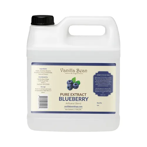 Vista 85 de Extracto puro de arándanos para hornear y saborizar, 4 onzas, sabores naturales de alta calidad para productos horneados, postres y cocina