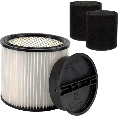 Vista 4 de Filtro de repuesto para filtros Shop Vac 90304 90585 Filtro Shop Vac húmedo y seco - Perfecto para aspiradora húmeda y seca Filtros Shop Vac de 5
