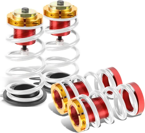 Vista 9 de DNA MOTORING Kit de resorte de mangas coilover de suspensión de 4 piezas compatible con 12-15 Civic, azul, COIL-HC12SI-BL