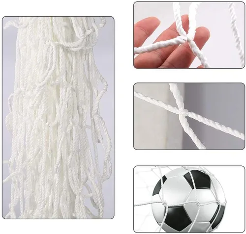 Vista 2 de Soccer Net TOPINCN - Redes deportivas de repuesto para Lacrosse y fútbol (6 x 4 pies, 8 x 6 pies, 12 x 6 pies, 24 x 8 pies) (8 x 6 pies)