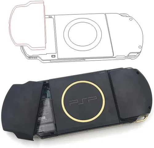 Vista 6 de Battery Back Cover Door Case for PSP 2000 2001 3000 3001 Playstation Portable Repair Parts Replacement
