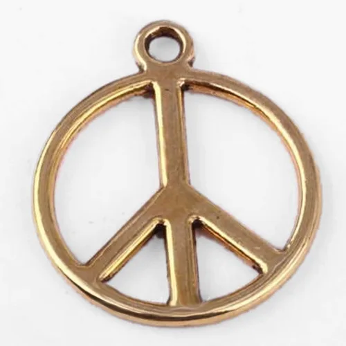 Vista 9 de Camper Van Keychain - RV Camping Caravan & Gold Peace Sign Charms - RV Accessories - Handmade