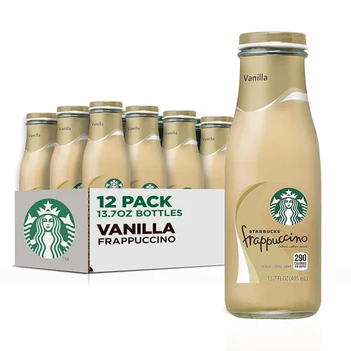 Vista 12 de Starbucks Frappuccino - Bebida de café, caramelo, botellas de 13.7 onzas líquidas (paquete de 12)