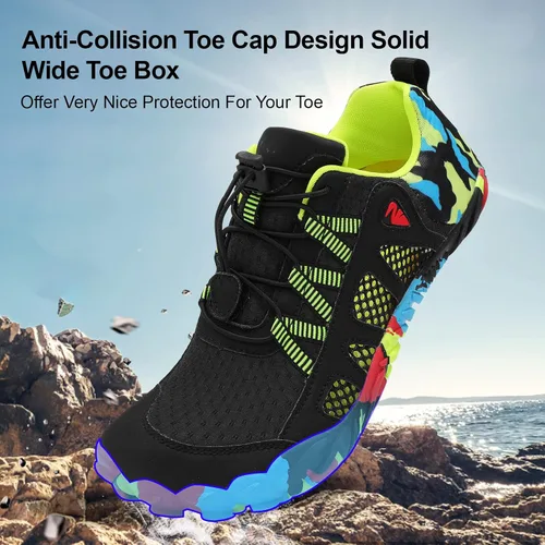 Vista 4 de XIHALOOK - Zapatos deportivos de senderismo para mujer y hombre, de secado rápido, para playa, caminar, kayak, surf, entrenamiento