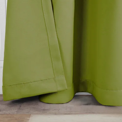 Vista 44 de BLUENILEMILLS Paneles de cortinas opacas para oscurecer la habitación con bolsillo para barra/pestañas traseras, cortinas perfectas para ventanas