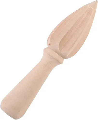 Vista 8 de FLEXMAN Wooden Lemon Squeezer Reamer, Multi Purpose Useful Manual Citrus Squeezer, Lemon Hand Juicer, Lime Squeezer for Lemons, Limes, Oranges