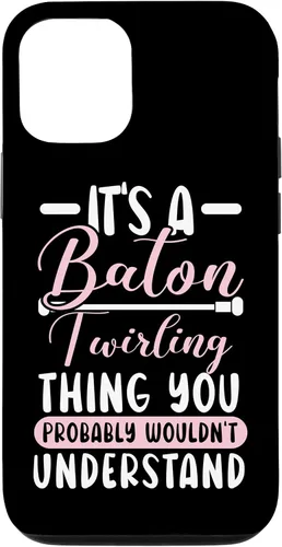 Vista 4 de Funda para iPhone 13 Pro Max A Baton Twirling Thing Majorette Baton Twirler