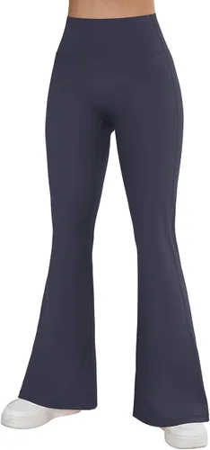 Vista 3 de SUUKSESS Leggings acampanados para mujer, pantalones de yoga de cintura alta con corte de bota y levantamiento de glúteos