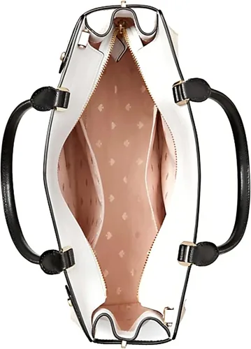 Vista 4 de Kate Spade Staci Cameron - Bolso bandolera grande con bloques de color beige cálido, Beige cálido Multi, L