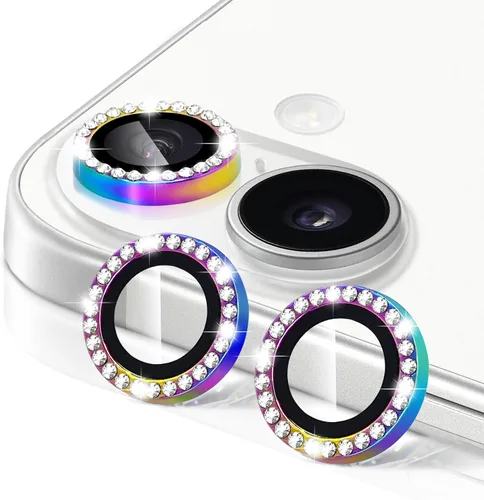 Vista 61 de Compatible con iPhone 13 Pro para iPhone 13 Pro Max, protector de lente de cámara antiarañazos, vidrio templado 9H, protector de cámara de metal a