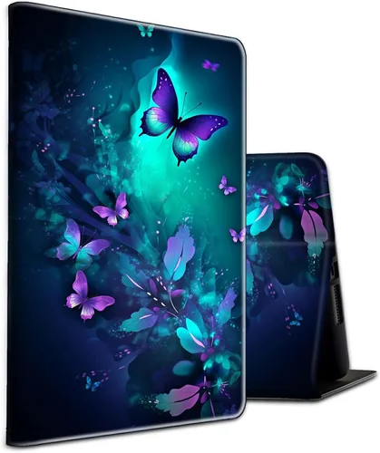 Vista 57 de Funda para tablet Amazon Kindle Fire HD 8/HD 8 Plus versión 2022/2020 (12ª/10ª generación), fundas antideslizantes multiángulo con función de Pinos