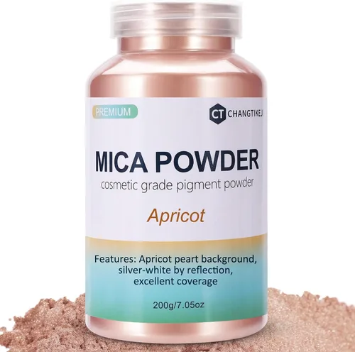 Vista 29 de CHANGTIKEJI Polvo de Mica, 24 Colores - 10g/Botella de Polvo de Pigmento Natural para Resina Epoxy, Fabricación de Jabón, Velas, Brillo de Labios