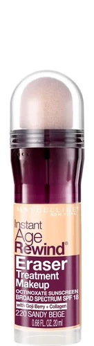 Vista 31 de Maybelline Instant Age Rewind Eraser Foundation con SPF 20 y provitamina B5 hidratante, 110, 1 unidad