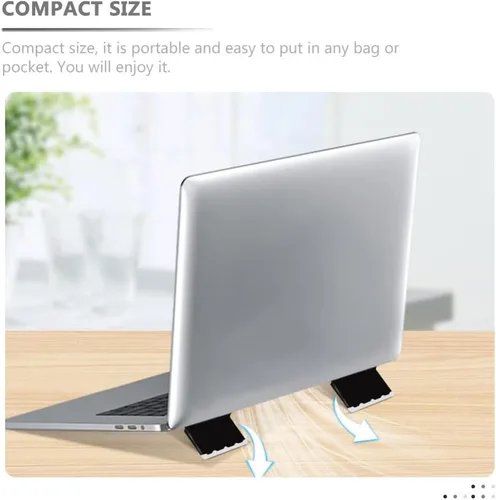 Vista 9 de STOBOK 2 unids Soporte de enfriamiento Soporte Elevador Led Tablet Limpiador De Tablet Soporte de Refrigeración Soporte de Mesa Notebook Riser