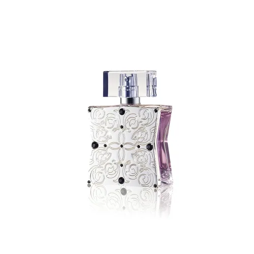 Vista 2 de Tru Western Lace Noir Eau de Perfum - Perfume para mujer, fragancia afrutada, floral con notas de bayas silvestres, jazmín, gardenia y cítricos, 1.7