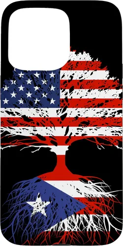 Vista 31 de Puerto Rico Boricuas Roots - Carcasa para iPhone 17, diseño de bandera estadounidense de Puerto Rico